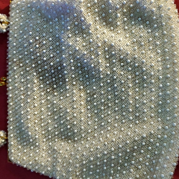 Vintage beaded hand bag - Picture 4 of 4